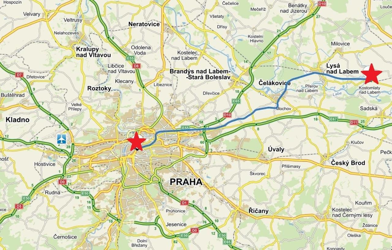 Kostomlaty nad Labem Alisa Apartments מראה חיצוני תמונה